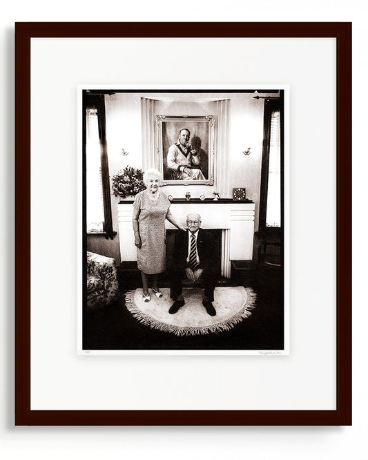 Lady Jessie and Sir Donald Bradman – Kensington Park, Adelaide. 1992
