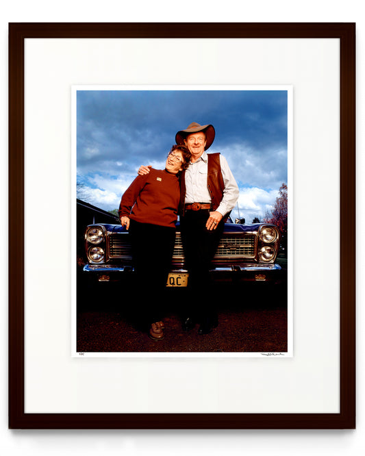 Slim Dusty & Joy McKean with Old Purple – St Ives, Sydney. 1994