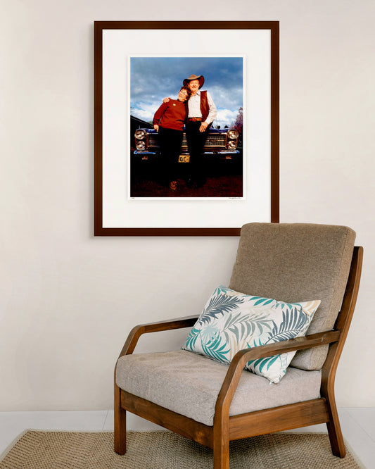 Slim Dusty & Joy McKean with Old Purple – St Ives, Sydney. 1994